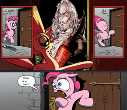 Size: 945x821 | Tagged: safe, imported from derpibooru, earth pony, pony, vampire, castlevania, castlevania: symphony of the night, dracula, exploitable meme, meme, obligatory pony, surprise door, what is a man