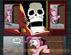 Size: 900x700 | Tagged: safe, imported from derpibooru, pinkie pie, brook, exploitable meme, meme, obligatory pony, one piece, surprise door