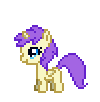 Size: 100x102 | Tagged: safe, artist:php10, imported from derpibooru, alula, pluto, princess erroria, animated, awwlula, desktop ponies, filly, foal, glitch, pixel art, simple background, transparent background