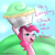 Size: 894x894 | Tagged: safe, imported from derpibooru, pinkie pie, earth pony, pony, cupcake, female, solo