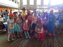 Size: 1152x864 | Tagged: safe, imported from derpibooru, applejack, big macintosh, pinkie pie, rainbow dash, rarity, twilight sparkle, human, cosplay, irl, irl human, photo