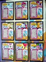 Size: 1843x2458 | Tagged: safe, imported from derpibooru, apple bloom, applejack, fluttershy, pinkie pie, rainbow dash, rarity, spike, sweetie belle, twilight sparkle, card, enterplay, series 2, trading card