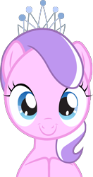 Size: 2661x5027 | Tagged: dead source, safe, artist:lockiesajt, imported from derpibooru, diamond tiara, pony, adorable face, cute, diamondbetes, female, happy, jewelry, simple background, smiling, solo, tiara, transparent background, vector
