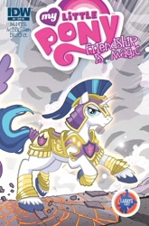 Size: 680x1032 | Tagged: safe, idw, imported from derpibooru, shining armor, armor, comic, cover, official