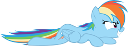 Size: 2631x978 | Tagged: safe, artist:klaifferon, imported from derpibooru, rainbow dash, simple background, smiling, transparent background, vector