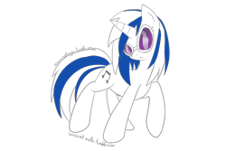 Size: 3000x2000 | Tagged: safe, imported from derpibooru, dj pon-3, vinyl scratch, pony, /mlp/, 30 minute art challenge, female, solo