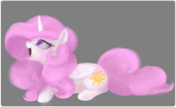 Size: 900x546 | Tagged: safe, artist:mn27, imported from derpibooru, princess celestia, alicorn, pony, cewestia, cute, cutelestia, female, filly, open mouth, pink-mane celestia, prone, solo, young, young celestia, younger