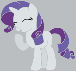 Size: 1074x1000 | Tagged: safe, artist:hankovich, imported from derpibooru, rarity, pony, female, happy, minimalist, solo