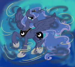 Size: 2126x1890 | Tagged: safe, artist:mercyantebellum, imported from derpibooru, princess luna, pony, female, sad, solo
