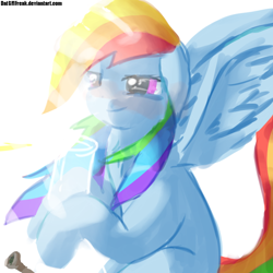 Size: 800x800 | Tagged: safe, artist:datgmfreak, imported from derpibooru, rainbow dash, bong, drugs, marijuana, smoking