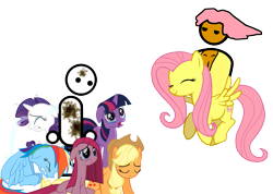 Size: 943x671 | Tagged: safe, imported from derpibooru, applejack, fluttershy, pinkie pie, rainbow dash, rarity, twilight sparkle, best pony, dirty peasants, glorious master race, zero punctuation