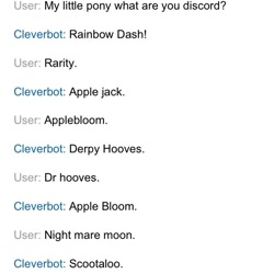 Size: 640x639 | Tagged: safe, imported from derpibooru, cleverbot, meme, no pony, text, text only