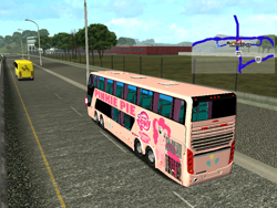 Size: 800x600 | Tagged: safe, artist:rodriguez, imported from derpibooru, pinkie pie, 18 wos haulin, mod bus