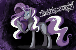 Size: 1960x1280 | Tagged: safe, artist:cubonator, imported from derpibooru, nightmare rarity, spoiler:comic, nightmare grayity