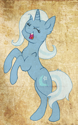 Size: 876x1395 | Tagged: safe, artist:essely, imported from derpibooru, trixie, rearing