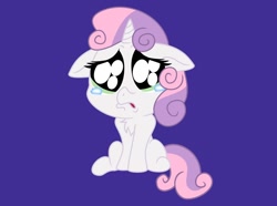 Size: 944x704 | Tagged: safe, artist:nekosnicker, imported from derpibooru, sweetie belle, chest fluff, crying, sad