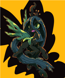 Size: 676x800 | Tagged: safe, artist:kolshica, imported from derpibooru, queen chrysalis, changeling, changeling queen, female, solo