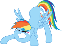 Size: 7822x5829 | Tagged: safe, artist:abion47, imported from derpibooru, rainbow dash, pony, absurd resolution, female, simple background, solo, transparent background, vector