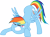 Size: 7822x5829 | Tagged: safe, artist:abion47, imported from derpibooru, rainbow dash, pony, absurd resolution, female, simple background, solo, transparent background, vector