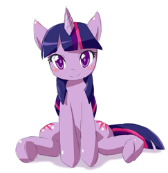 Size: 750x772 | Tagged: safe, artist:tina, imported from derpibooru, twilight sparkle, pony, unicorn, female, pixiv, simple background, solo, unicorn twilight