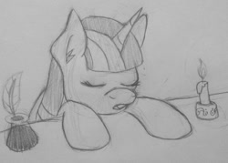 Size: 743x533 | Tagged: safe, artist:zesandvich, imported from derpibooru, twilight sparkle, sketch, sleeping