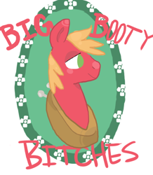 Size: 424x486 | Tagged: safe, artist:meowing-ghost, imported from derpibooru, big macintosh, earth pony, pony, male, stallion, vulgar