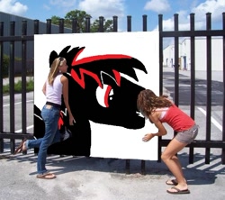 Size: 600x533 | Tagged: safe, imported from derpibooru, oc, oc:akmane jones, human, irl, irl human, ms paint, photo