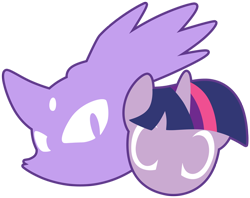 Size: 850x674 | Tagged: safe, artist:fuzon-s, imported from derpibooru, twilight sparkle, blaze the cat, crossover, duo, hilarious in hindsight, logo, simple background, sonic the hedgehog (series), style emulation, transparent background