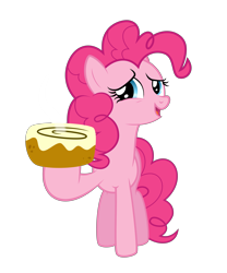 Size: 6667x8000 | Tagged: safe, artist:archive-alicorn, imported from derpibooru, pinkie pie, earth pony, pony, games ponies play, absurd resolution, cinnamon bun, female, mare, simple background, transparent background, vector