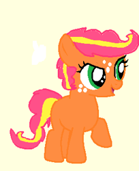 Size: 284x348 | Tagged: safe, imported from derpibooru, oc, oc only, adoptable, female, filly, magical lesbian spawn, name contest, offspring, parent:applejack, parent:pinkie pie, parents:applepie, solo