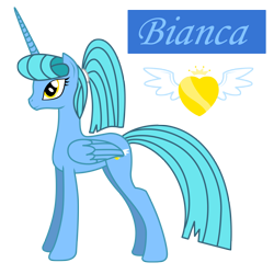 Size: 3543x3543 | Tagged: safe, artist:somashield, imported from derpibooru, oc, oc only, oc:bianca, alicorn, pony, alicorn oc, cutie mark, female, horn, mare, tail, wings