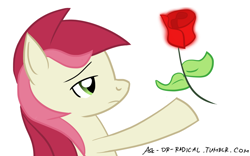 Size: 1280x800 | Tagged: safe, artist:ask-dr-radical, imported from derpibooru, roseluck, 30 minute art challenge, rose