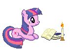 Size: 143x100 | Tagged: safe, artist:kennyklent, imported from derpibooru, twilight sparkle, animated, female, pixel art, sprite