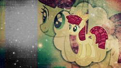 Size: 2049x1152 | Tagged: safe, artist:madblackie, imported from derpibooru, apple dumpling, pony, apple family member, solo, wallpaper