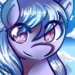 Size: 300x300 | Tagged: safe, artist:todoseruga, imported from derpibooru, cloudchaser, pony, female, solo