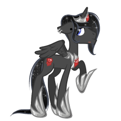 Size: 500x500 | Tagged: safe, artist:tenaflyviper, imported from derpibooru, alicorn, pony, alicornified, crossover, gravity falls, race swap, robbie v., robbie valentino