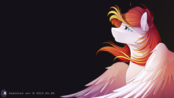 Size: 1920x1080 | Tagged: dead source, safe, artist:antiander, imported from derpibooru, oc, oc only, pegasus, pony, portrait, solo, wallpaper