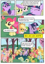 Size: 800x1132 | Tagged: safe, imported from derpibooru, apple bloom, applejack, big macintosh, spike, twilight sparkle, earth pony, pony, friendship is betrayal, male, stallion