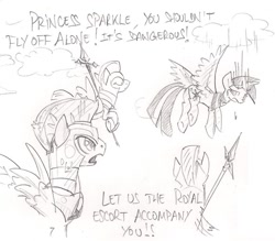 Size: 1016x892 | Tagged: safe, artist:skutchi, imported from derpibooru, twilight sparkle, twilight sparkle (alicorn), alicorn, pony, female, mare, royal guard