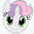 Size: 800x800 | Tagged: safe, imported from derpibooru, sweetie belle, animated, female, seizure warning, simple background, vector, vibrating, white background
