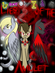 Size: 768x1024 | Tagged: safe, artist:timeywimeywhooves, imported from derpibooru, derpy hooves, doctor whooves, time turner, pegasus, pony, alicorn amulet, female, mare