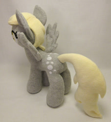 Size: 852x938 | Tagged: safe, artist:fabricninja, imported from derpibooru, derpy hooves, pegasus, pony, butt, female, flank, irl, mare, photo, plot, plushie, solo