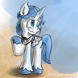 Size: 1000x1000 | Tagged: safe, artist:kanvas-chan, imported from derpibooru, fancypants, 30 minute art challenge, crossdressing, monocle, solo
