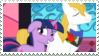 Size: 99x56 | Tagged: safe, artist:berri-boo, imported from derpibooru, prince blueblood, twilight sparkle, blushing, deviantart stamp, female, male, shipping, stamp, straight, twiblood