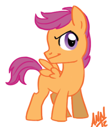 Size: 322x379 | Tagged: safe, artist:theraspberryfox, imported from derpibooru, scootaloo, rule 63, solo