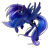 Size: 1024x974 | Tagged: safe, artist:pixelxy, imported from derpibooru, princess luna, female, simple background, solo