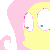 Size: 600x600 | Tagged: safe, artist:the weaver, artist:weaver, imported from derpibooru, fluttershy, female, frown, gif, ms paint, non-animated gif, reaction image, simple background, solo, white background