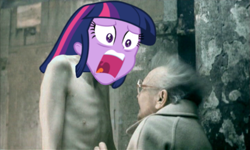 Size: 633x379 | Tagged: safe, imported from derpibooru, twilight sparkle, equestria girls, equestria girls (movie), aphex twin, come to daddy, exploitable meme, meme, screaming, twiscream