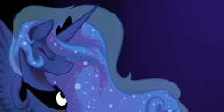 Size: 1264x632 | Tagged: dead source, safe, artist:irishthorns, imported from derpibooru, princess luna, female, solo