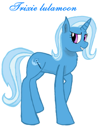 Size: 4789x5951 | Tagged: safe, artist:beatlesguy, imported from derpibooru, trixie, pony, unicorn, absurd resolution, chest fluff, female, mare, smiling, solo